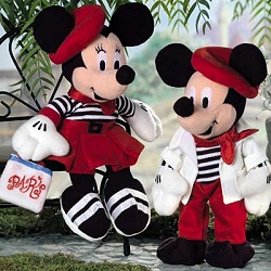 Monsieur Mickey and Mademoiselle Minnie